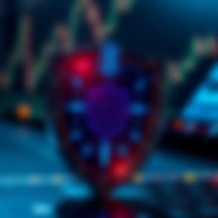 Secure digital shield symbolizing protection of cryptocurrency assets in online trading platforms