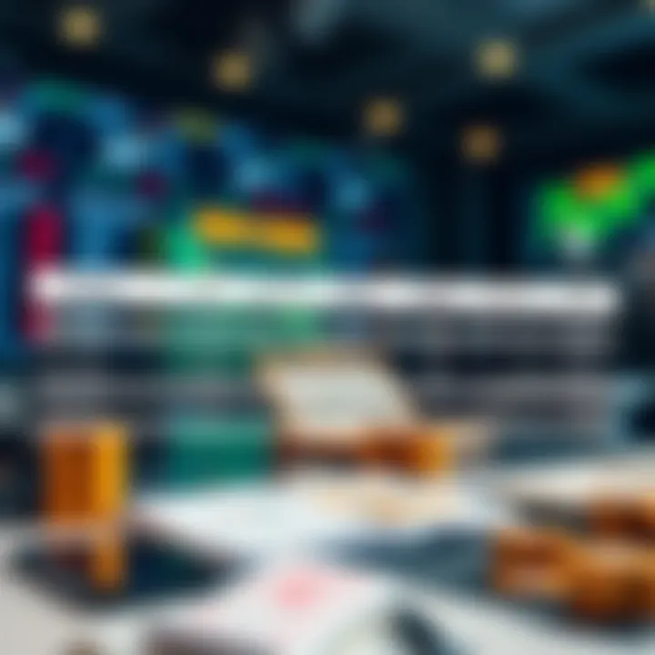 Visual representation of different brokerage fee structures and their impact on trading costs