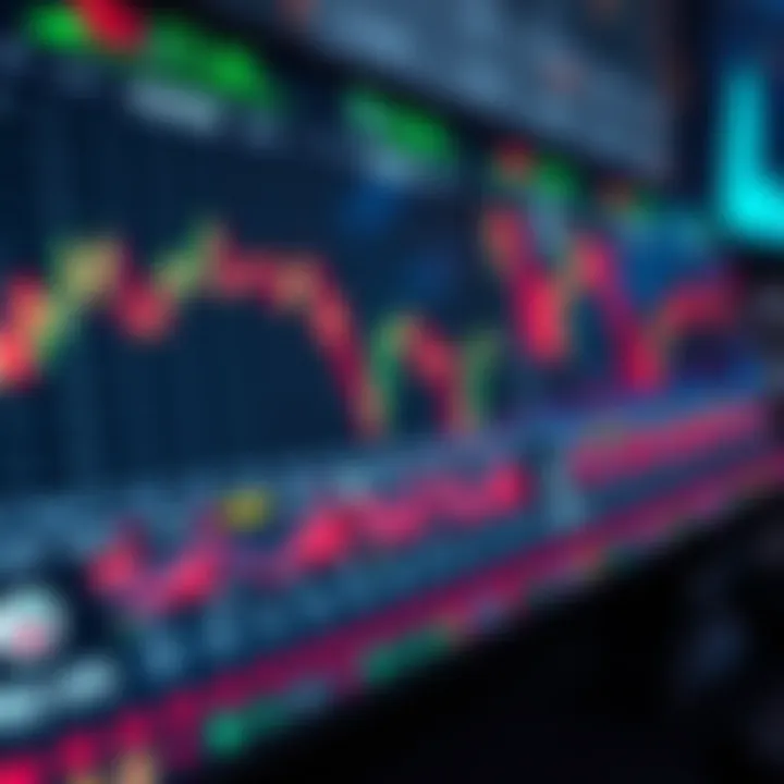 Interface showing various forex currency pairs and real-time price charts on a digital trading platform