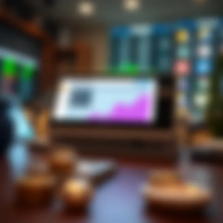 Conceptual graphic depicting cost savings and decision making in selecting trading platforms