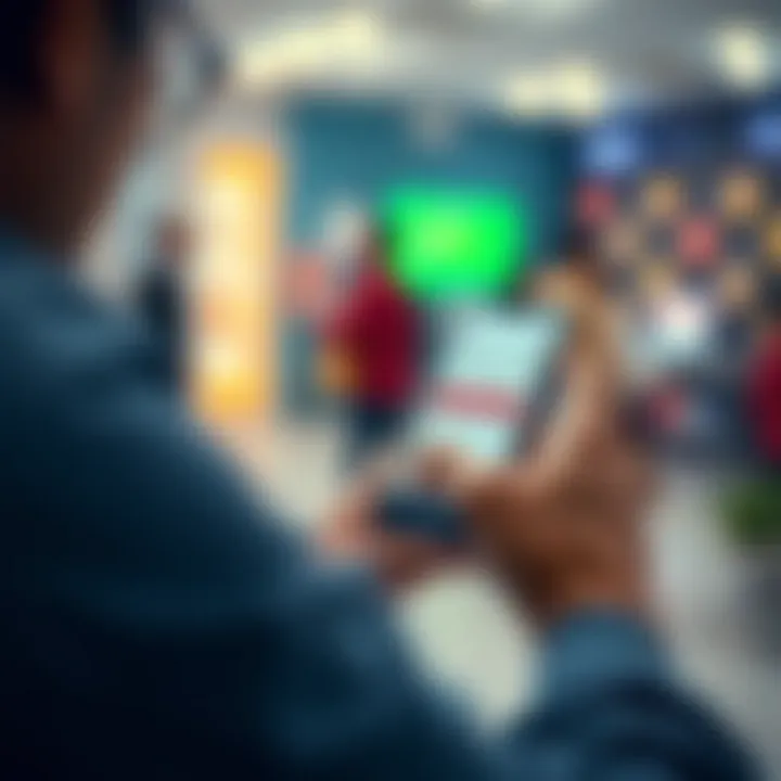 User browsing various trading apps on a mobile device highlighting usability and regulatory features