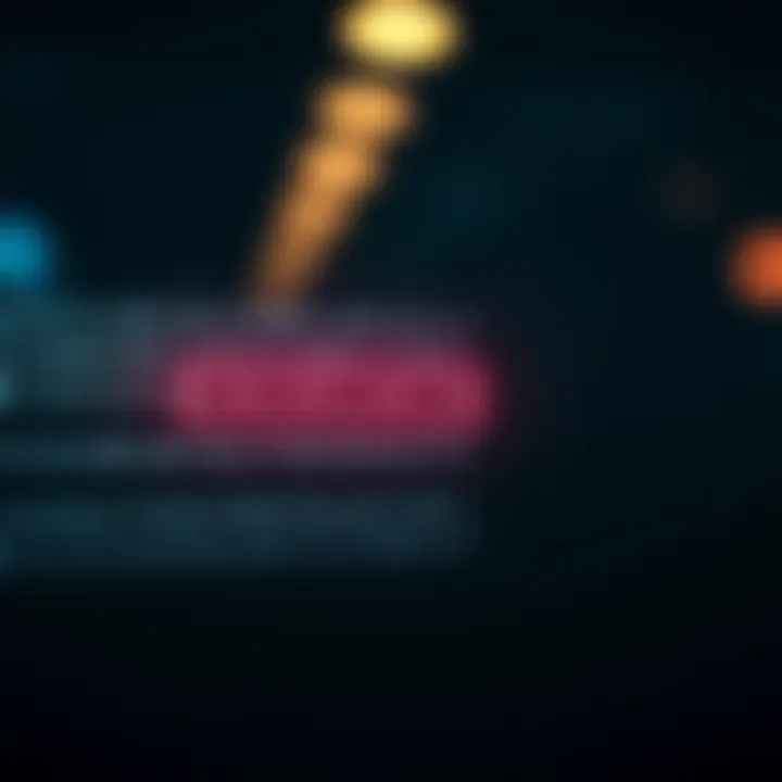 Diagram showing binary search algorithm dividing a sorted list to efficiently locate a target element