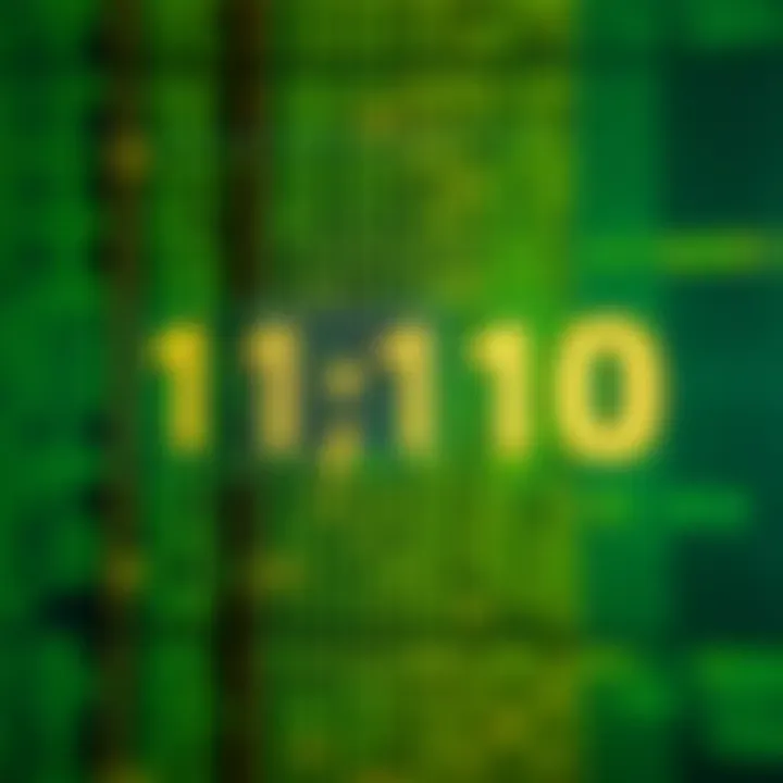 Diagram showing the conversion of a decimal number into its binary equivalent using C++ code example