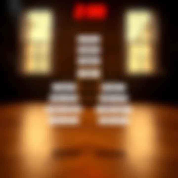 Flowchart representing the dynamic programming approach utilized to compute optimal binary search trees by breaking down subproblems