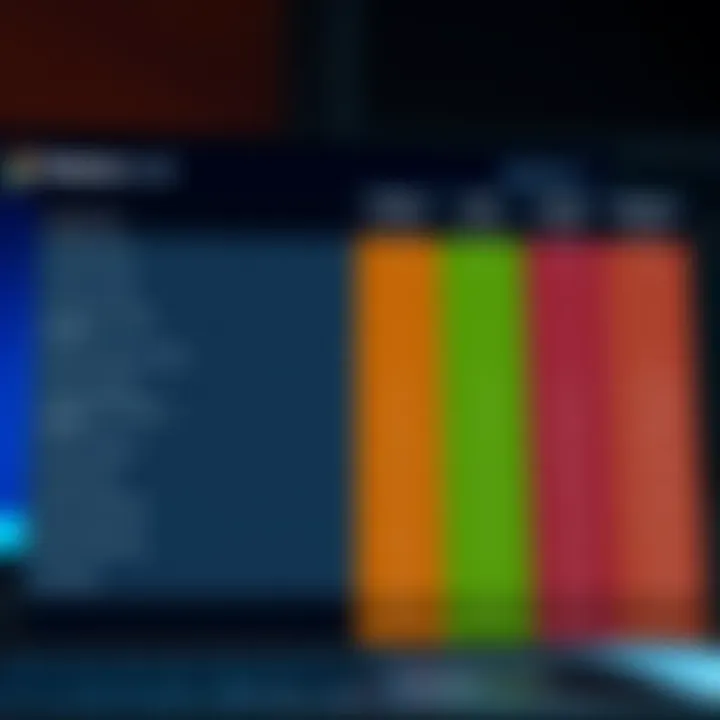 Comparison of different online trading platforms highlighting features and costs