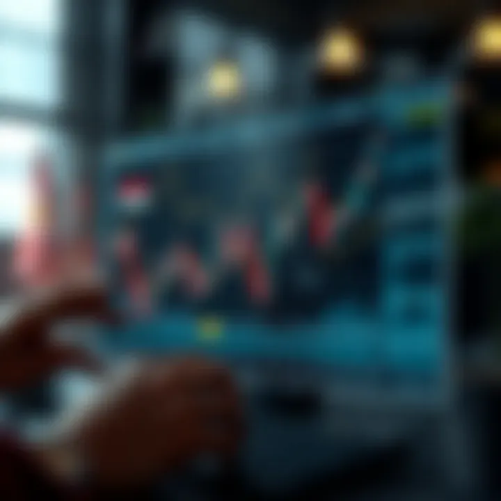 Impact of Market Volatility on Intraday Trading Graph illustrating market volatility and its impact on intraday trading decisions