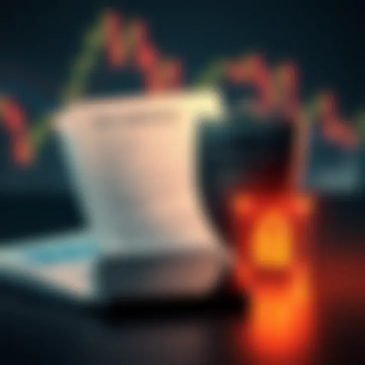 Illustration of compliance documents and a shield representing regulatory protection for forex traders