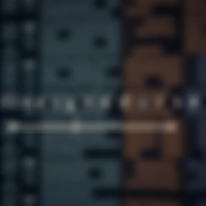 Diagram illustrating linear search method scanning through elements sequentially