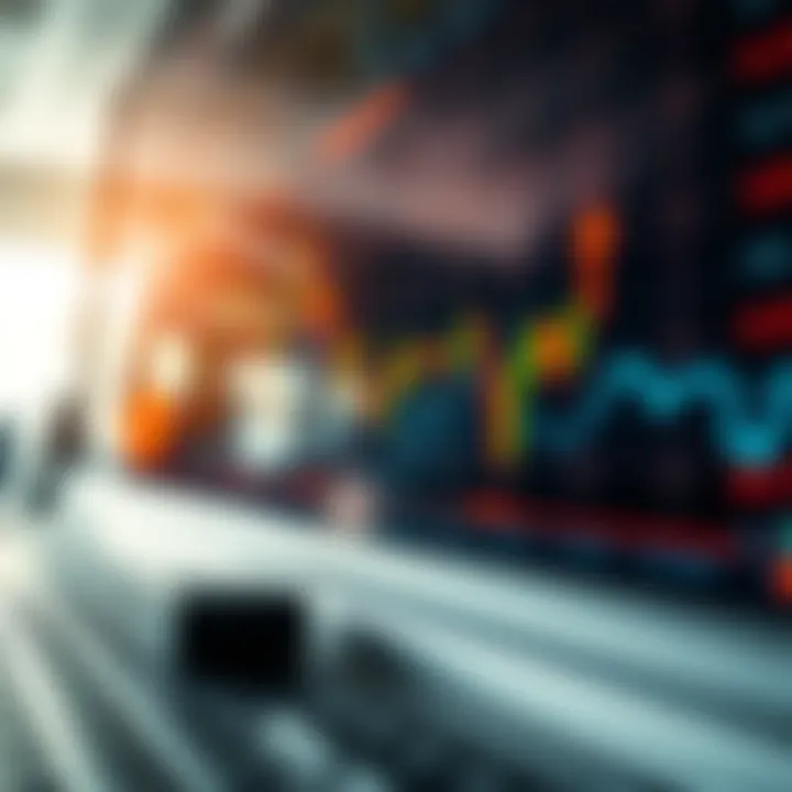 Graph showing high trading volume with fluctuating stock prices indicating liquidity in Indian market