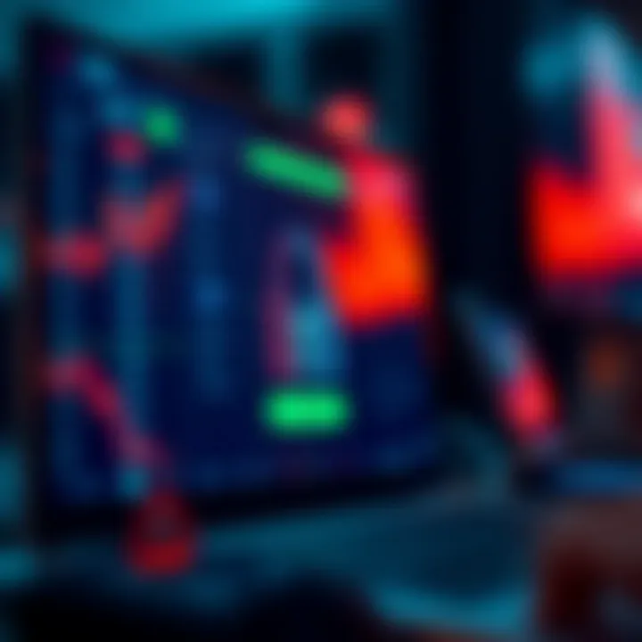 Secure login screen with biometric authentication for a financial trading platform