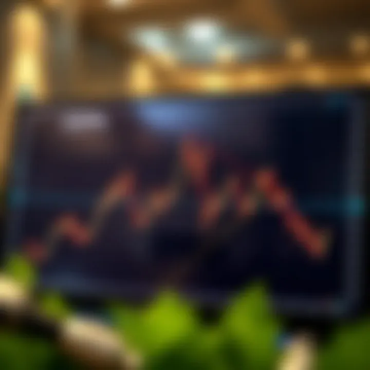 Illustration of a bullish head and shoulders chart pattern showing price peaks and troughs