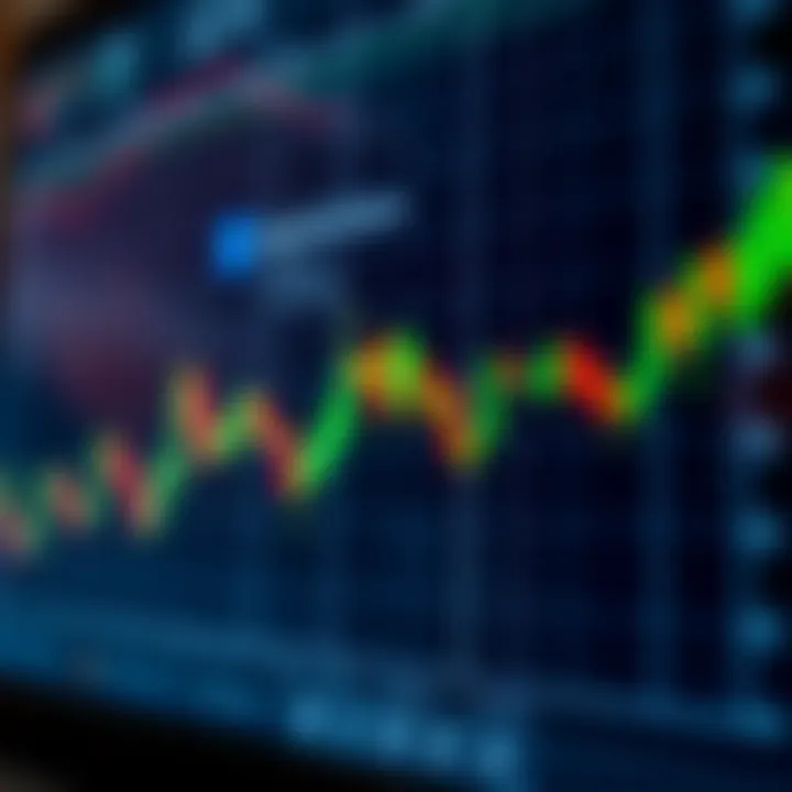 Visual representation of bearish harami candlestick formation suggesting market trend reversal