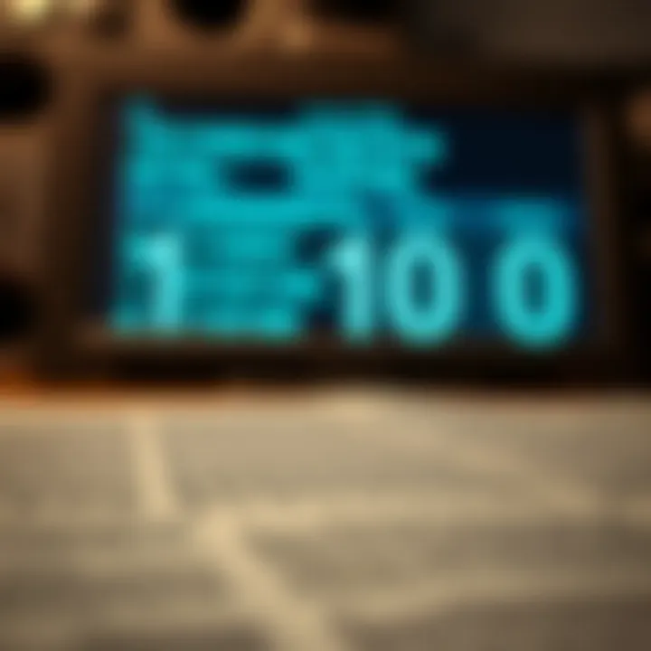 Illustration showing the conversion of an octal number to its equivalent binary representation using a simple table