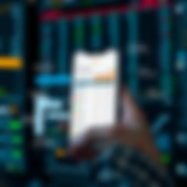 Essential Features of a Low Brokerage Option Trading App User interface showcasing key features of an option trading app