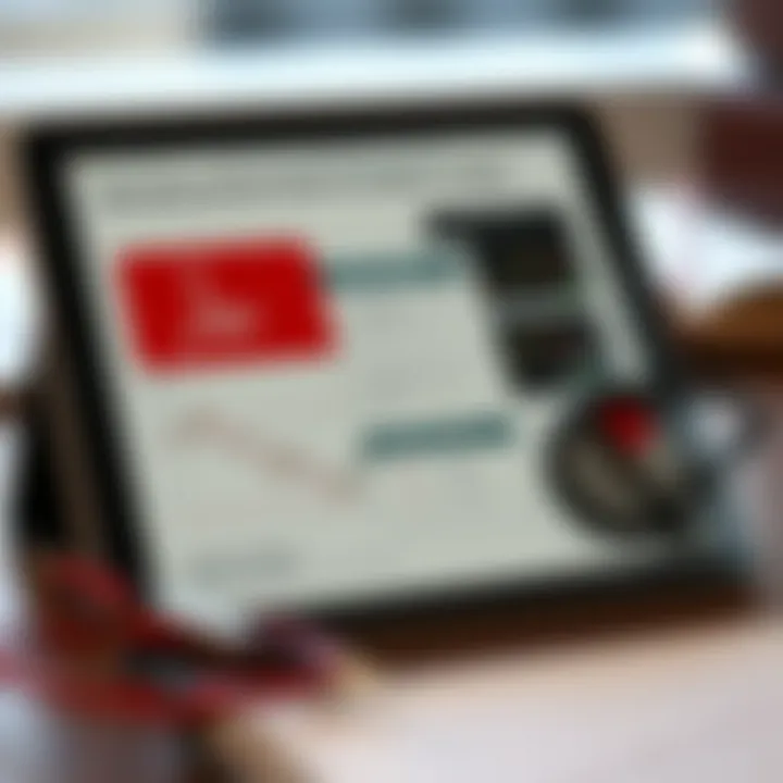 Collection of PDF resources and trading tools displayed on a digital tablet for options trading education