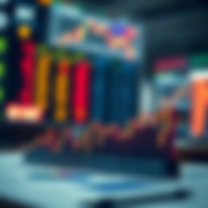 Graph depicting risk management strategies and market trends for intraday trading