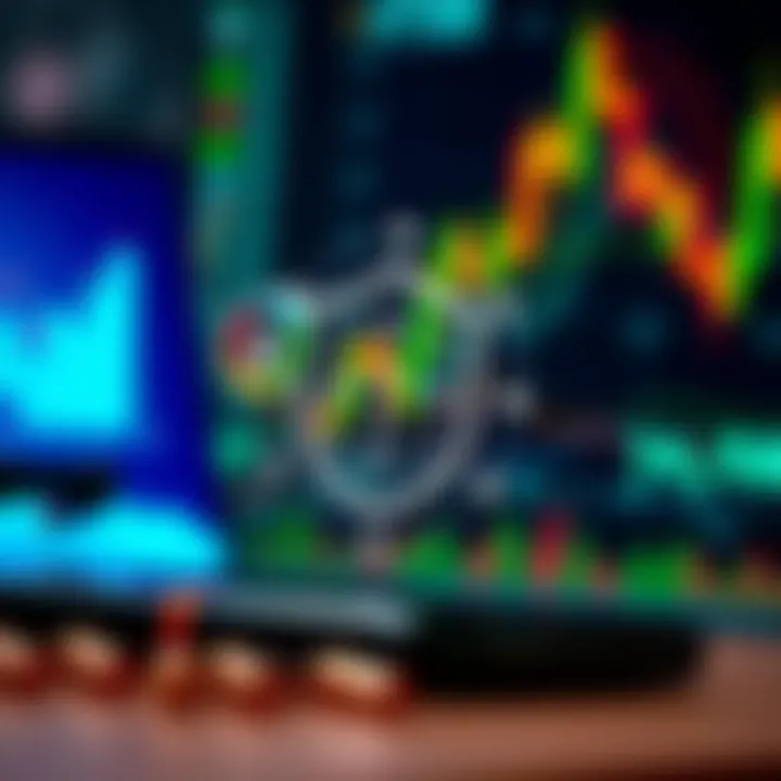 Secure data encryption and analytics symbols representing app security and data visualization