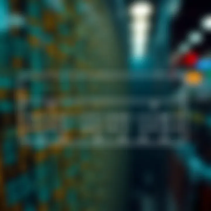 Diagram illustrating the linear search algorithm scanning elements sequentially in an array