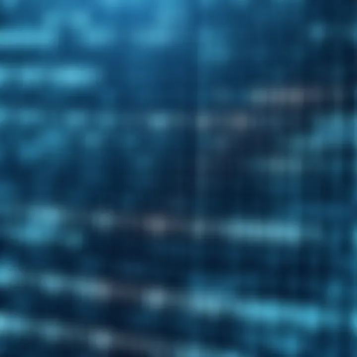 Visual representation of binary digits as interconnected ones and zeros forming a digital pattern