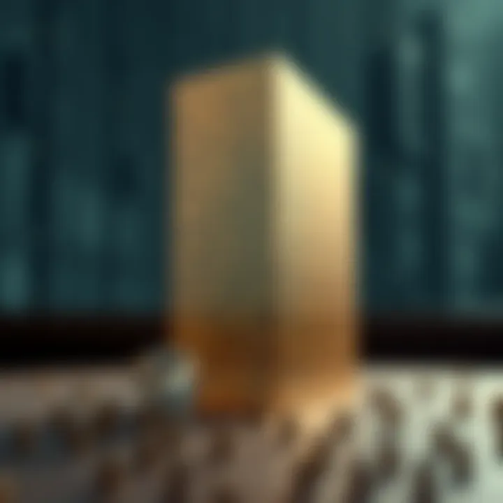 Representation of a sorted array divided for efficient midpoint checking during search