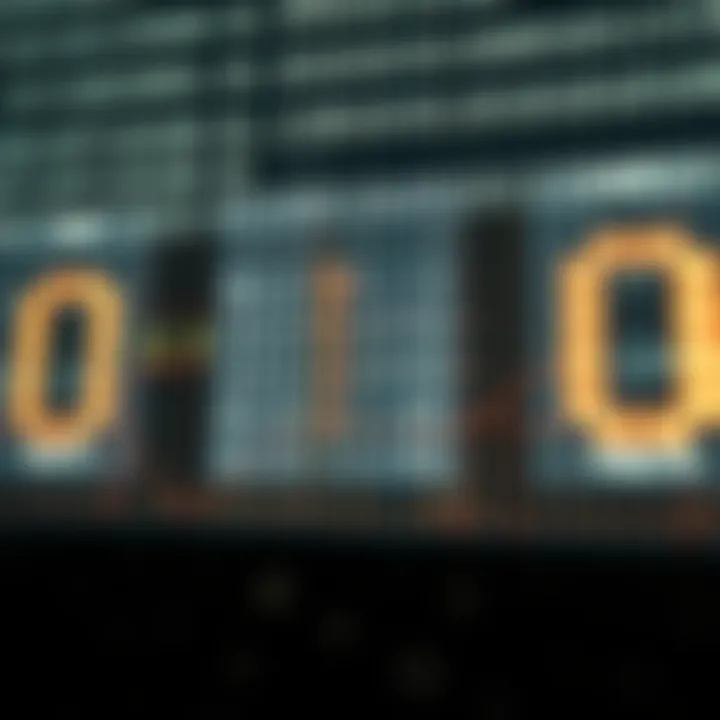 Visual representation showing how a binary number converts to its decimal equivalent using place values
