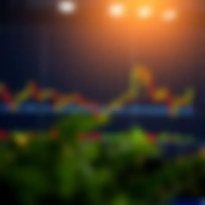 Chart showing various bullish and bearish patterns used in trading analysis