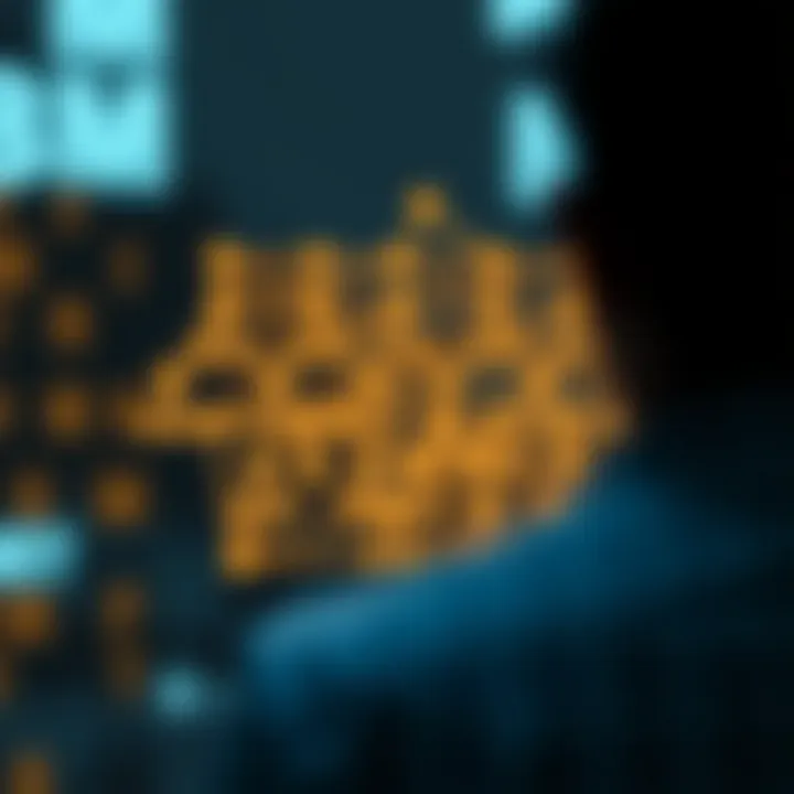 Binary tree diagram showing nodes visible from the left side perspective