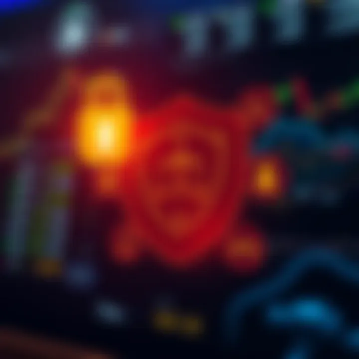 Legal Compliance and Security Features in Indian Trading Apps Illustration of secure mobile trading with shield and compliance symbols representing legal regulations in India