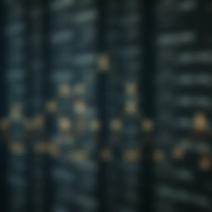 Diagram of a binary search tree showing nodes arranged hierarchically with connections indicating parent and child relationships