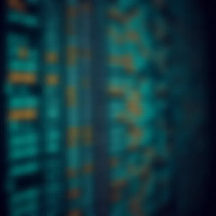 Visualization of linear search scanning each element in a list sequentially