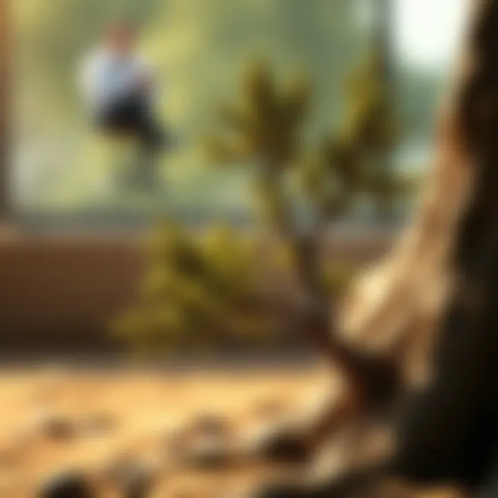 Visual representation of binary tree traversal methods emphasizing height calculation impact