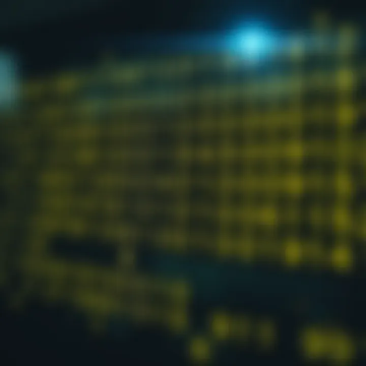 Diagram showing decimal digits converted into binary digits using division by two