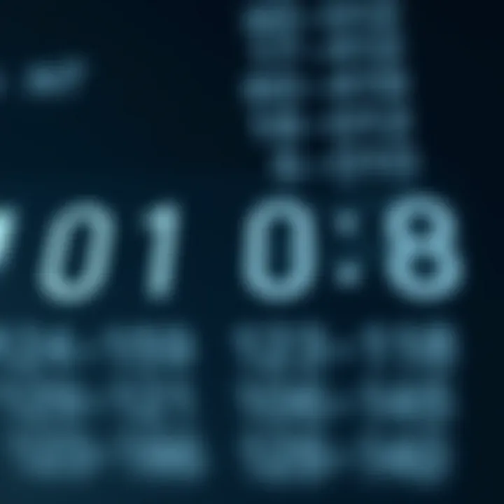 Diagram illustrating binary addition with carry-over bits between binary digits