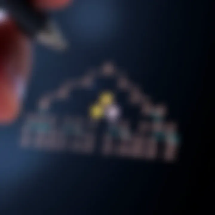 Diagram showing the construction of an optimal binary search tree highlighting the arrangement of keys to minimize search cost