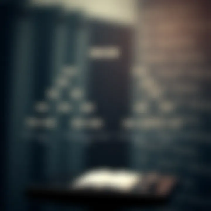 Diagram showing a binary search tree with nodes labeled and probabilities assigned to each node for optimal search