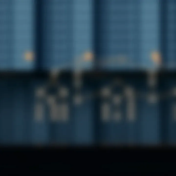 Diagram illustrating the structure of an optimal binary search tree with weighted nodes